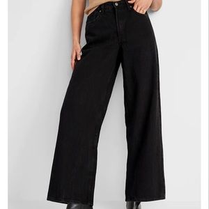 Extra High-Waisted Baggy Wide-Leg Non-Stretch Jeans